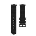 For Huawei Watch Fit 4 Pro / Fit 4 / Fit 3 Canvas Ring Buckle Nylon Watch Band(Black) - 2