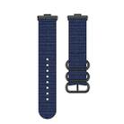 For Huawei Watch Fit 4 Pro / Fit 4 / Fit 3 Canvas Ring Buckle Nylon Watch Band(Midnight Blue) - 2
