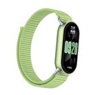 For Xiaomi Smart Band 10 / 9 / 8 Integrated Nylon Loop Hook And Loop Fastener Watch Band(Green) - 3