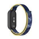 For Xiaomi Smart Band 10 / 9 / 8 Integrated Nylon Loop Hook And Loop Fastener Watch Band(Quiet Blue) - 2