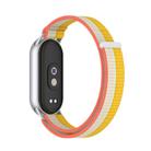 For Xiaomi Smart Band 10 / 9 / 8 Integrated Nylon Loop Hook And Loop Fastener Watch Band(Millet White) - 2