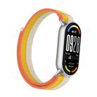 For Xiaomi Smart Band 10 / 9 / 8 Integrated Nylon Loop Hook And Loop Fastener Watch Band(Millet White) - 3
