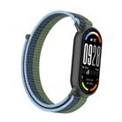 For Xiaomi Smart Band 10 / 9 / 8 Integrated Nylon Loop Hook And Loop Fastener Watch Band(Deep Blue) - 3