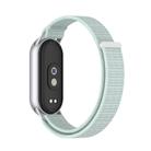 For Xiaomi Smart Band 10 / 9 / 8 Integrated Nylon Loop Hook And Loop Fastener Watch Band(Light Green) - 2