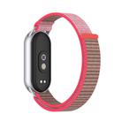 For Xiaomi Smart Band 10 / 9 / 8 Integrated Nylon Loop Hook And Loop Fastener Watch Band(Neon) - 2