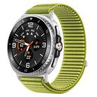 For Samsung Galaxy Watch 8 40mm / 44mm Woven Nylon Hook And Loop Fastener Watch Band(Wilderness Green) - 1