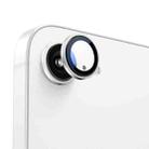 For iPhone 16e Kalebol Precise Alignment Stepped Eagle Eye Metal Lens Film(White) - 1