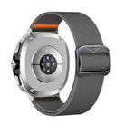 For Samsung Galaxy Watch 8 40mm / 44mm Bull Bead Buckle Elastic Nylon Watch Band(Dark Gray) - 2