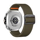 For Samsung Galaxy Watch 8 40mm / 44mm Bull Bead Buckle Elastic Nylon Watch Band(Army Green) - 2