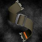 For Samsung Galaxy Watch 8 40mm / 44mm Bull Bead Buckle Elastic Nylon Watch Band(Army Green) - 3