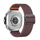 For Samsung Galaxy Watch 8 40mm / 44mm Bull Bead Buckle Elastic Nylon Watch Band(Smokey Purple) - 2