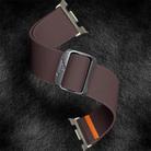 For Samsung Galaxy Watch 8 40mm / 44mm Bull Bead Buckle Elastic Nylon Watch Band(Smokey Purple) - 3