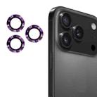 For iPhone 17 Pro / 17 Pro Max ENKAY 9H Rear Lens Aluminium Alloy Tempered Glass Film(Dark Purple) - 1