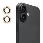 For iPhone 17 ENKAY 9H Rear Lens Aluminium Alloy Tempered Glass Film(Golden) - 1