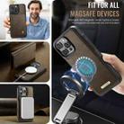 For iPhone 16 Pro Max CaseMe C49 MagSafe RFID Blocking Detachable Wallet Leather Phone Case(Coffee) - 3