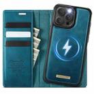 For iPhone 16 Pro Max CaseMe C49 MagSafe RFID Blocking Detachable Wallet Leather Phone Case(Green) - 1