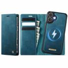 For iPhone 16 CaseMe C49 MagSafe RFID Blocking Detachable Wallet Leather Phone Case(Green) - 1