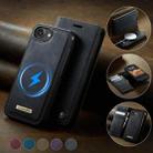 For iPhone 16e CaseMe C49 MagSafe RFID Blocking Detachable Wallet Leather Phone Case(Black) - 3