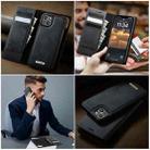 For iPhone 15 CaseMe C49 MagSafe RFID Blocking Detachable Wallet Leather Phone Case(Black) - 4