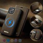 For iPhone 13 CaseMe C49 MagSafe RFID Blocking Detachable Wallet Leather Phone Case(Coffee) - 3