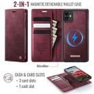 For iPhone 11 CaseMe C49 MagSafe RFID Blocking Detachable Wallet Leather Phone Case(Red) - 2