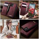 For iPhone 11 CaseMe C49 MagSafe RFID Blocking Detachable Wallet Leather Phone Case(Red) - 4