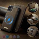 For iPhone 11 CaseMe C49 MagSafe RFID Blocking Detachable Wallet Leather Phone Case(Coffee) - 3