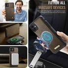 For iPhone 11 CaseMe C49 MagSafe RFID Blocking Detachable Wallet Leather Phone Case(Coffee) - 5