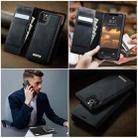 For iPhone 11 Pro Max CaseMe C49 MagSafe RFID Blocking Detachable Wallet Leather Phone Case(Black) - 4