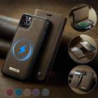 For iPhone 11 Pro Max CaseMe C49 MagSafe RFID Blocking Detachable Wallet Leather Phone Case(Coffee) - 3