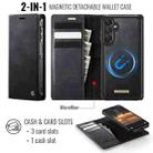 For Samsung Galaxy A56 / A36 CaseMe C49 Magnetic RFID Blocking Detachable Wallet Leather Phone Case(Black) - 2