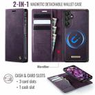 For Samsung Galaxy A56 / A36 CaseMe C49 Magnetic RFID Blocking Detachable Wallet Leather Phone Case(Purple) - 2