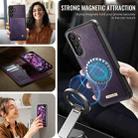 For Samsung Galaxy A56 / A36 CaseMe C49 Magnetic RFID Blocking Detachable Wallet Leather Phone Case(Purple) - 3