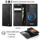 For Samsung Galaxy A13 / A04s CaseMe C49 Magnetic RFID Blocking Detachable Wallet Leather Phone Case(Black) - 2