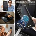 For Samsung Galaxy A13 / A04s CaseMe C49 Magnetic RFID Blocking Detachable Wallet Leather Phone Case(Black) - 5