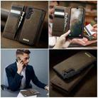 For Samsung Galaxy A13 / A04s CaseMe C49 Magnetic RFID Blocking Detachable Wallet Leather Phone Case(Coffee) - 4