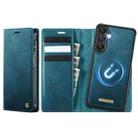 For Samsung Galaxy A13 / A04s CaseMe C49 Magnetic RFID Blocking Detachable Wallet Leather Phone Case(Green) - 1