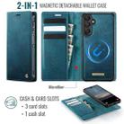 For Samsung Galaxy A13 / A04s CaseMe C49 Magnetic RFID Blocking Detachable Wallet Leather Phone Case(Green) - 2