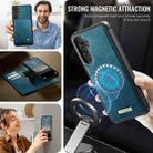 For Samsung Galaxy A13 / A04s CaseMe C49 Magnetic RFID Blocking Detachable Wallet Leather Phone Case(Green) - 5