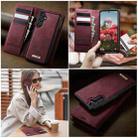 For Samsung Galaxy A14 5G / M44 CaseMe C49 Magnetic RFID Blocking Detachable Wallet Leather Phone Case(Red) - 4