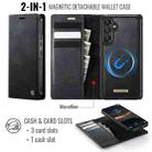 For Samsung Galaxy A14 5G / M44 CaseMe C49 Magnetic RFID Blocking Detachable Wallet Leather Phone Case(Black) - 2