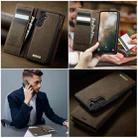 For Samsung Galaxy A14 5G / M44 CaseMe C49 Magnetic RFID Blocking Detachable Wallet Leather Phone Case(Coffee) - 4