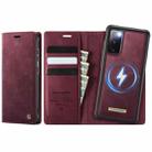 For Samsung Galaxy A15 CaseMe C49 Magnetic RFID Blocking Detachable Wallet Leather Phone Case(Red) - 1
