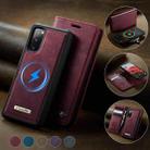 For Samsung Galaxy A15 CaseMe C49 Magnetic RFID Blocking Detachable Wallet Leather Phone Case(Red) - 3