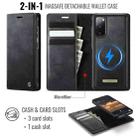 For Samsung Galaxy A15 CaseMe C49 Magnetic RFID Blocking Detachable Wallet Leather Phone Case(Black) - 2