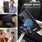 For Samsung Galaxy A15 CaseMe C49 Magnetic RFID Blocking Detachable Wallet Leather Phone Case(Black) - 5