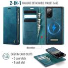For Samsung Galaxy A15 CaseMe C49 Magnetic RFID Blocking Detachable Wallet Leather Phone Case(Green) - 2