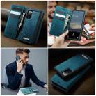 For Samsung Galaxy A15 CaseMe C49 Magnetic RFID Blocking Detachable Wallet Leather Phone Case(Green) - 4