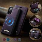 For Samsung Galaxy A15 CaseMe C49 Magnetic RFID Blocking Detachable Wallet Leather Phone Case(Purple) - 3