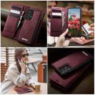 For Samsung Galaxy A16 5G CaseMe C49 Magnetic RFID Blocking Detachable Wallet Leather Phone Case(Red) - 4